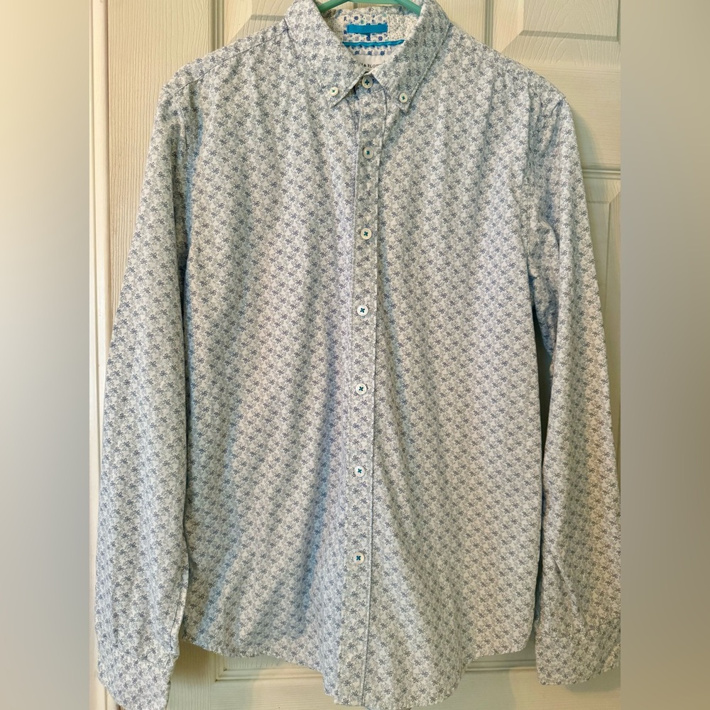 Denim and Flower Men’s shirt